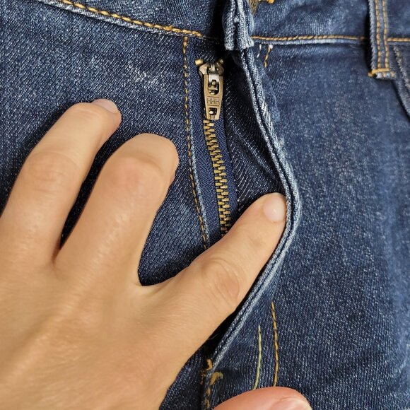 George Plus Women's Blue Denim Front Zipper 4 Pockets Jeans Shorts Size 20W - Picture 5 of 13